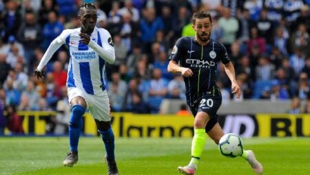 Biến động tỷ lệ kèo Brighton vs Man City, 23h30 ngày 23/10