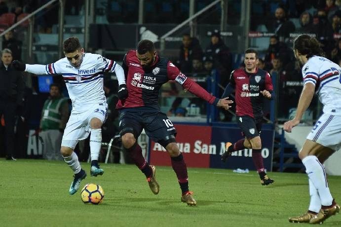 Biến động tỷ lệ kèo Cagliari vs Sampdoria, 17h30 ngày 17/10