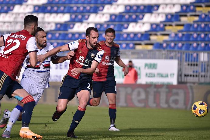 Soi kèo phạt góc Cagliari vs Sampdoria, 17h30 ngày 17/10