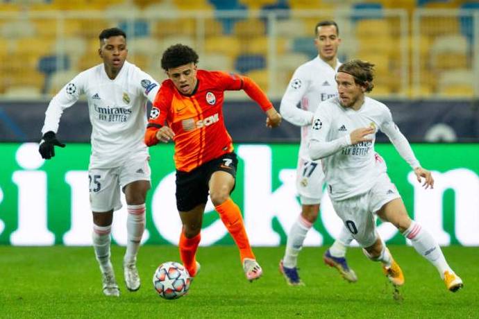 Biến động tỷ lệ kèo Real Madrid vs Shakhtar Donetsk, 0h45 ngày 4/11