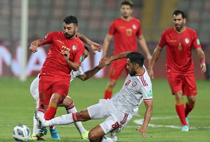 Nhận định kèo UAE vs Syria, 2h ngày 1/12