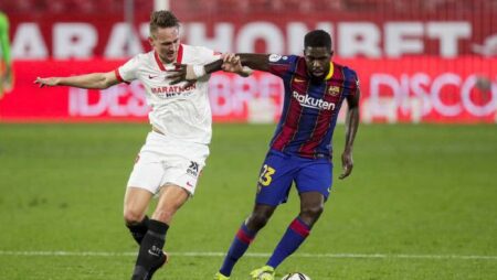 Biến động tỷ lệ kèo Sevilla vs Barcelona, 3h30 ngày 22/12