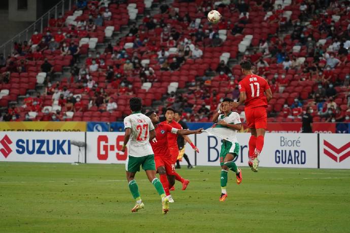 Phân tích kèo hiệp 1 Indonesia vs Singapore, 19h30 ngày 25/12