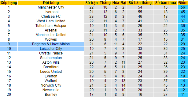Đại bàng tiên tri dự đoán Leicester vs Brighton, 21h ngày 23/1 - Ảnh 5