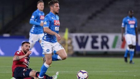 Biến động tỷ lệ kèo Cagliari vs Napoli, 1h ngày 22/2