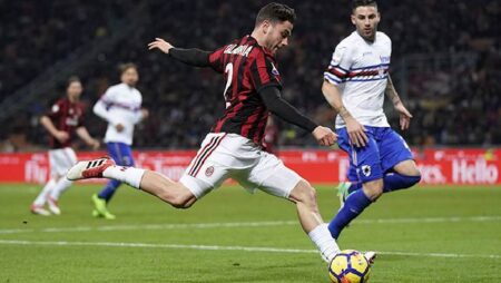 Soi bảng dự đoán tỷ số chính xác AC Milan vs Sampdoria, 18h30 ngày 13/2