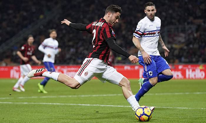 Soi bảng dự đoán tỷ số chính xác AC Milan vs Sampdoria, 18h30 ngày 13/2