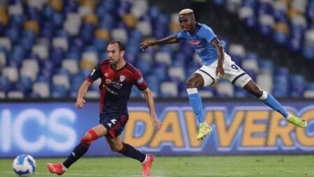 Soi bảng dự đoán tỷ số chính xác Cagliari vs Napoli, 1h ngày 22/2