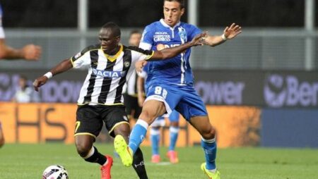 Biến động tỷ lệ kèo Udinese vs Empoli, 19h30 ngày 16/4