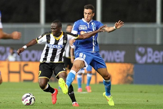 Biến động tỷ lệ kèo Udinese vs Empoli, 19h30 ngày 16/4