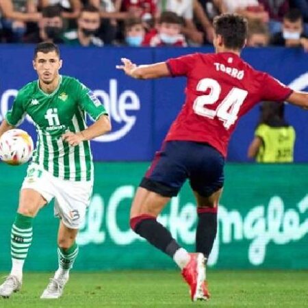 Nhận định kèo Betis vs Osasuna, 21h15 ngày 3/4