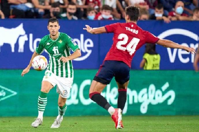 Nhận định kèo Betis vs Osasuna, 21h15 ngày 3/4