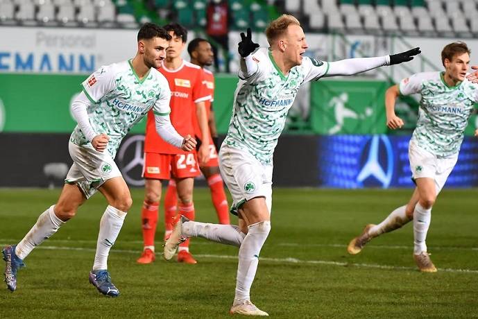 Nhận định kèo Union Berlin vs Greuther Fürth, 1h30 ngày 30/4