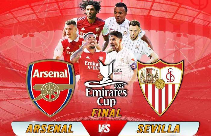 Đội hình ra sân chính thức Arsenal vs Sevilla, 18h30 ngày 30/7 (cập nhật)