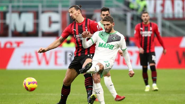 Biến động tỷ lệ kèo Sassuolo vs AC Milan, 23h30 ngày 30/8