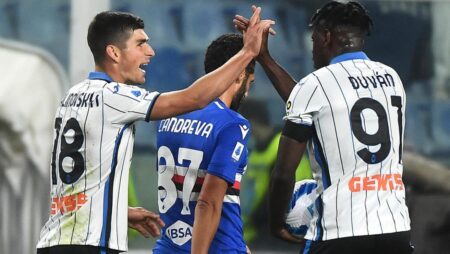 Nhận định kèo Sampdoria vs Atalanta 23h30 ngày 13/8 dự đoán giải VĐQG Italia