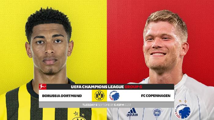 Nhận định kèo Dortmund vs Copenhagen, 23h45 ngày 6/9