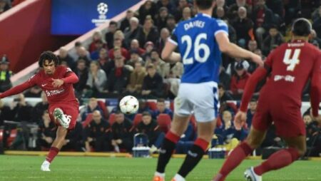 Biến động tỷ lệ kèo Rangers vs Liverpool, 2h ngày 13/10