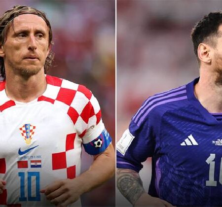 Trận bán kết World Cup Argentina vs Croatia ai kèo trên, chấp mấy trái?