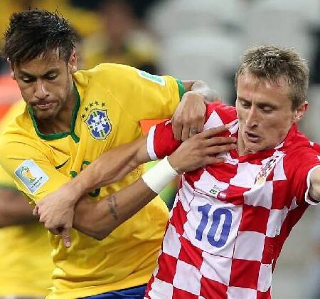 Trận Croatia vs Brazil ai kèo trên, chấp mấy trái?