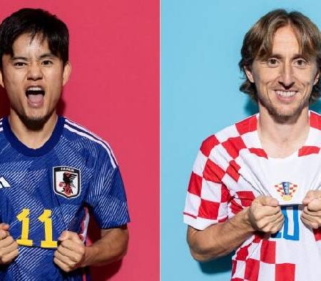 Trận Nhật Bản vs Croatia ai kèo trên, chấp mấy trái?