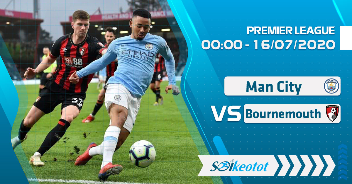 Dự đoán Manchester City vs Bournemouth lúc 0h ngày 16/7/2020 soi-keo-manchester-city-vs-bournemouth-luc-0h-ngay-16-7-2020