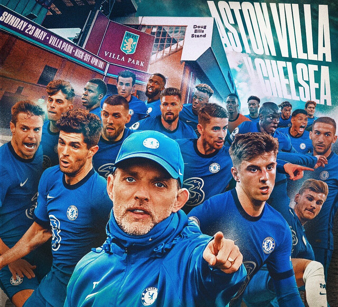 Aston Villa là rào cản cuối cùng của Chelsea trên đường đua tranh suất trong top 4 mùa này. Ảnh: Chelsea FC