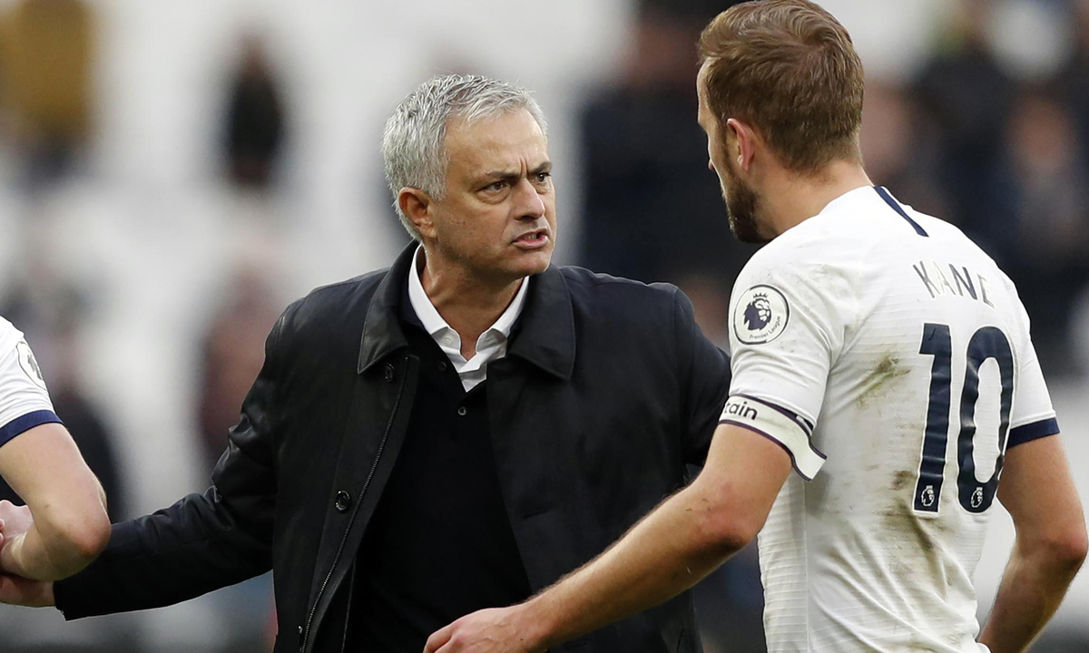 Kane thừa nhận bản thân hợp với phong cách làm việc và triết lý của Mourinho. Ảnh: PA